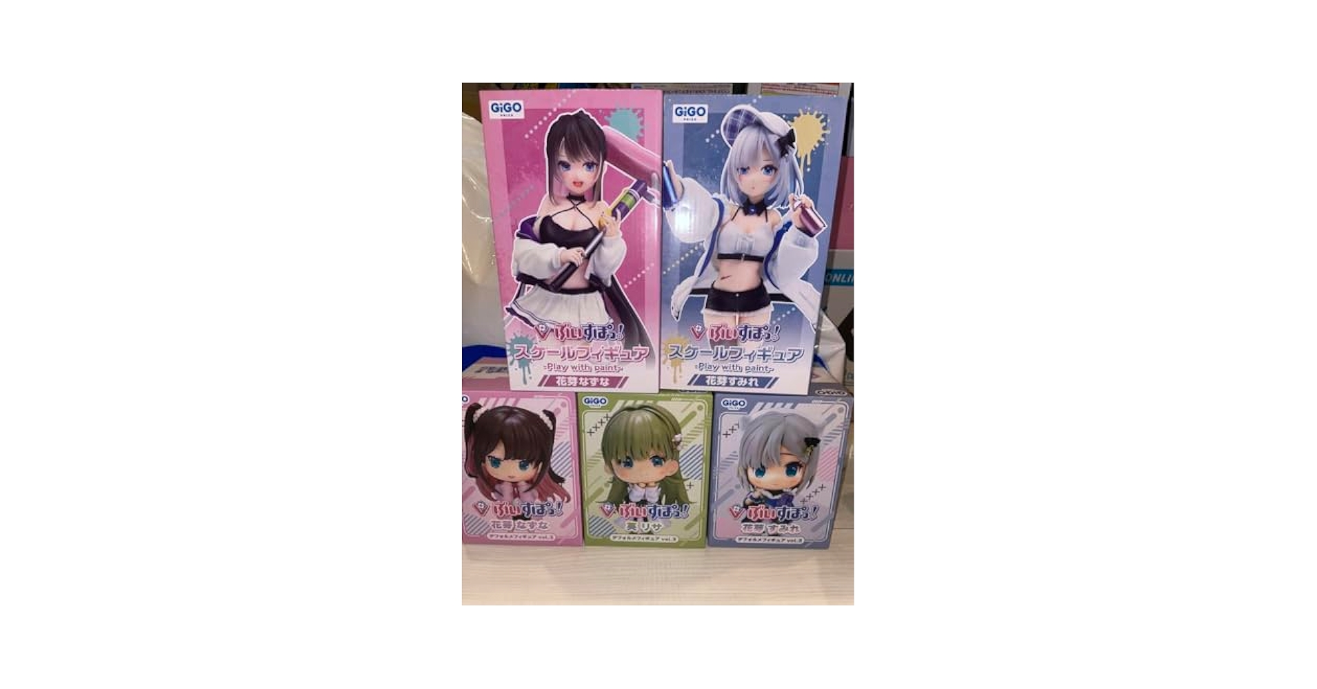 GIGO ぶいすぽっ！ 花芽すみれ 花芽なずな フィギュア 4個 Amazon | ぶいすぽっ フィギュア GIGO スケールフィギュア 花芽
